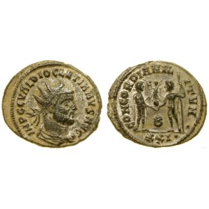 Empire romain, pièce antoninienne, 293-295, Siscia
