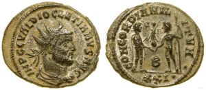 Römisches Reich, Münze antoninisch, 293-295, Siscia