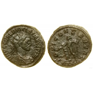 Římská říše, mince antoninián, 285, Ticinum