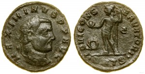 Roman Empire, follis, 312, Thessaloniki