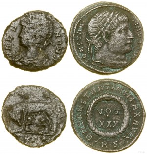 Římská říše, šarže 2 mincí