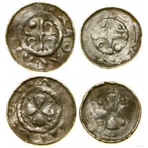 Germania, serie di 2 denari incrociati, X / XI secolo.