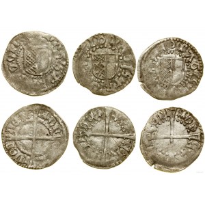 Order of the Knights of the Sword, set of 3 x shekels, no date (early 16th century), Wenden (Cesis)
