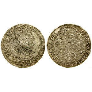 Pologne, six pence, 1625, Cracovie