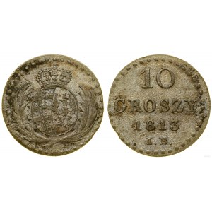 Poland, 10 groszy, 1813 IB, Warsaw