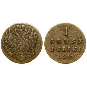 Polonia, 1 grosz, 1817 IB, Varsavia