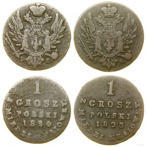 Polonia, set di 2 x 1 grosz, Varsavia