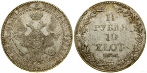 Polska, 1 1/2 rubla = 10 złotych, 1836 MW, Warszawa