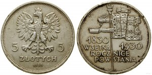 Polonia, 5 zloty, 1930, Varsavia