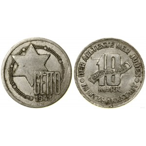 Ghetto de Łódź (1941-1943), 10 marques, 1943, Łódź