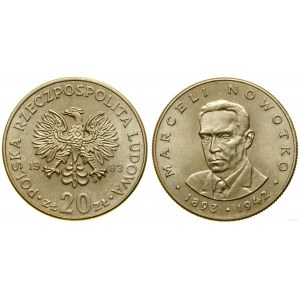 Pologne, 20 zloty, 1983, Varsovie