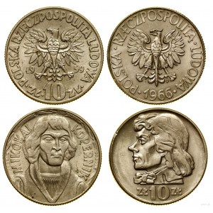 Polska, zestaw: 2 x 10 złotych, 1959 i 1966, Warszawa