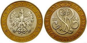 Pologne, 20.000 PLN, 1991, Varsovie