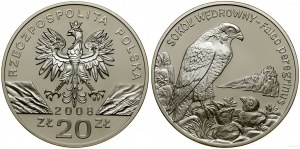 Poľsko, 20 zlotých, 2008, Varšava