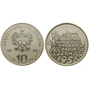 Pologne, 10 zlotys, 1996, Varsovie