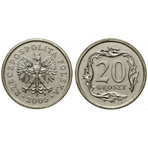 Polonia, 20 groszy, 2005, Varsavia