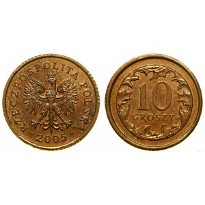 Polen, 10 groszy, 2005, Warschau