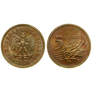 Polska, 5 groszy, 2005, Warszawa