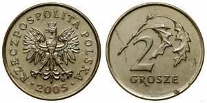 Poľsko, 2 grosze, 2005, Varšava