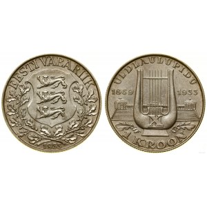 Estonsko, 1 koruna, 1933, Tallinn