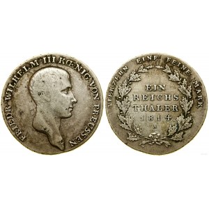 Germania, tallero, 1814 A, Berlino