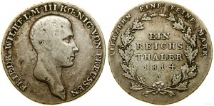 Germany, thaler, 1814 A, Berlin