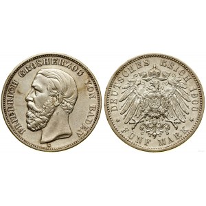 Deutschland, 5 Mark, 1900 G, Karlsruhe