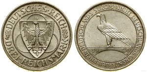 Nemecko, 3 marky, 1930 D, Mníchov