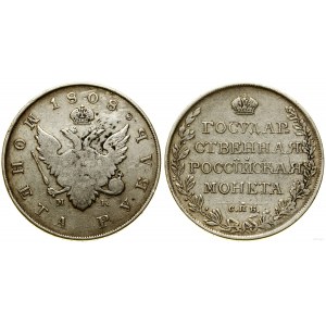 Russie, Rouble, 1808 MK, St. Petersburg