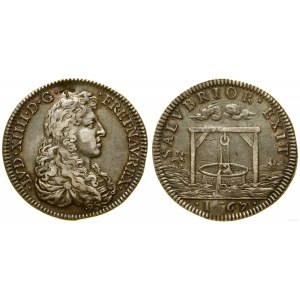 Francja, żeton, 1667