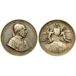 Città del Vaticano, medaglia commemorativa, 1956