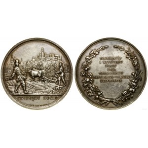 Pologne, médaille commémorative de la Société économique et agricole de Cracovie, Vienne
