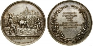 Polonia, medaglia commemorativa della Società economica e agricola di Cracovia, Vienna