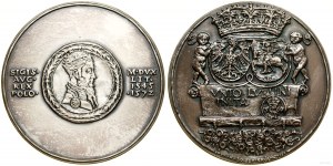 Poľsko, medaila z kráľovskej série PTAiN - Zygmunt August, 1980, Varšava