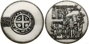 Polska, medal z serii królewskiej PTAiN - Kazimierz Odnowiciel, 1984, Warszawa