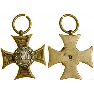Austria, distintivo per il servizio militare nell'esercito imperiale e reale di secondo grado (Militärdienstzeichen für die Kaiserliche und Königli, (1890-1913)
