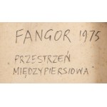 Wojciech Fangor (1922 Varsavia - 2015 Varsavia), Spazio tra i seni, 1975