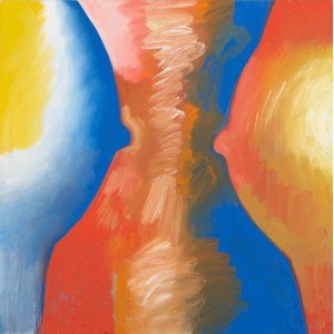 Wojciech Fangor (1922 Varsavia - 2015 Varsavia), Spazio tra i seni, 1975