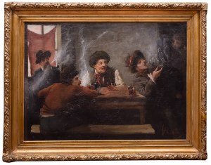 Stanisław Lentz (1861 Warszawa - 1920 tamże)	Scena w gospodzie
