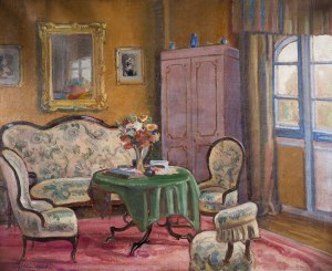 Ignacy Pieńkowski (1877 Dołubów - 1948 Kraków)	Wnętrze dworu