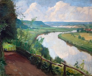 Artur Wasner (1887 Łaziska Średnie - 1938 Dąbrowica/k. Szczodrego)	Zakole rzeki