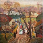 Edward Matuszczak (1906 Tymbark – 1965 Paryż)	Procesja w Żywcu