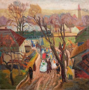 Edward Matuszczak (1906 Tymbark – 1965 Paryż)	Procesja w Żywcu