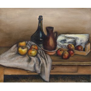 Józef Jarema (1900 Stary Sambor - 1974 Monachium)	Martwa natura z jabłkami