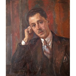 Maurycy Mędrzycki (1890 Łódź - 1951 Paul de Vance)	Portret mężczyzny