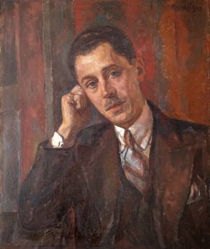 Maurycy Mędrzycki (1890 Łódź - 1951 Paul de Vance)	Portret mężczyzny