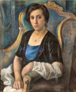 Maurycy Mędrzycki (1890 Łódź - 1951 Paul de Vance)	Portret kobiety