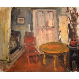 Zygmunt Schreter (1886 Lodz - 1977 Frankreich) Innenraum