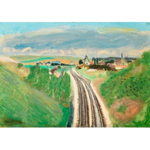 Henryk Hayden (1883 Warszawa - 1970 Paryż)	Linia kolejowa w Mareuil-sur- Ourcq