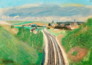 Henryk Hayden (1883 Warszawa - 1970 Paryż)	Linia kolejowa w Mareuil-sur- Ourcq